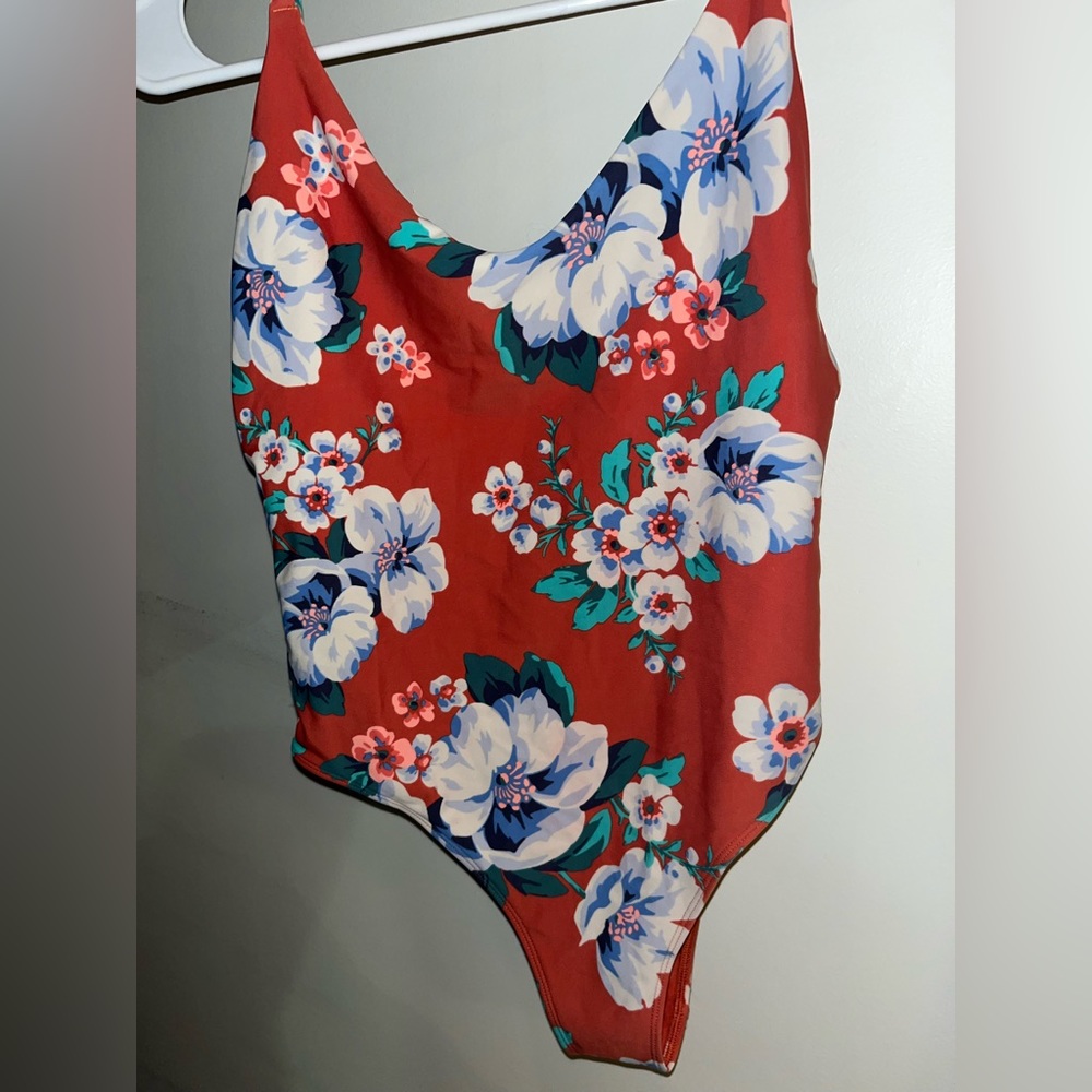 Aerie One-Piece Tropical Orange